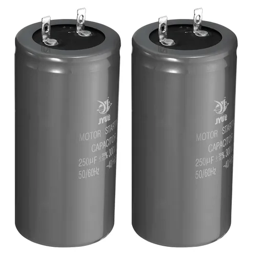 Miniatura 12 de PATIKIL Condensador de arranque del motor, 2 unidades 50uf 300V 50/60Hz CD60 condensador de arranque para aire acondicionado, motor eléctrico