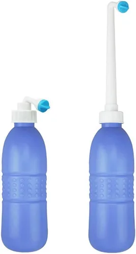 Miniatura 3 de Bidé portátil 20.3 fl oz bidé de viaje plástico EVA botella higiene personal bidés dispositivo de limpieza