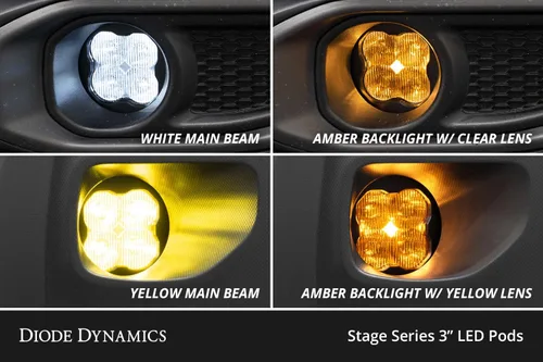 Miniatura 4 de Diode Dynamics Kit de luces antiniebla SS3 SAE/DOT tipo B compatible con Lexus, Subaru, Toyota, Tacoma/4Runner/RAV4, blanco SAE Fog Max
