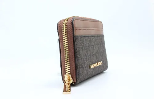 Miniatura 6 de Michael Kors Jet Set Travel - Funda de viaje con cremallera, Marrón, Funda tipo cartera para tarjetas