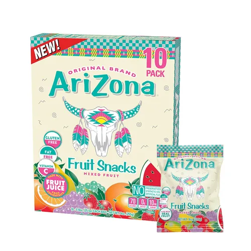 Miniatura 20 de Bocadillo AriZona gomas de fruta real, masticables