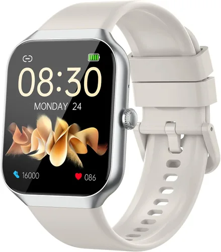 Reloj inteligente para mujer, rastreador de actividad física con monitor de frecuencia cardíaca, sueño, podómetro, reloj inteligente con