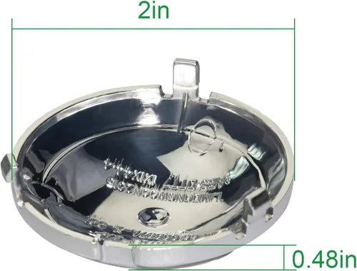 Miniatura 4 de DC66-00887A Tapa de Pulsador de Placa Lavadora Cromo para Lavadora Samsung Reemplazo DC66-00887B WA52M7750AW, WA52M7750AW/A4