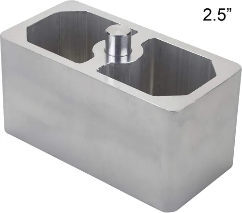 Miniatura 7 de Bloque de bajada de resorte de hoja de aluminio de 1 pulgada – Universal, versátil para ajuste de altura de manejo, 2.5 pulgadas de ancho x 5