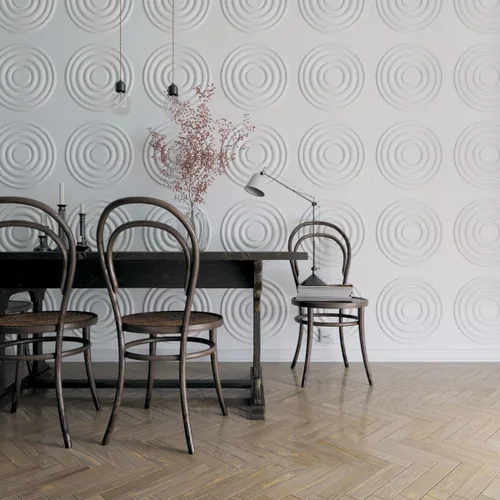 Miniatura 11 de Ekena Millwork WP20X20WDWH 19 5/8 pulgadas de ancho x 19 5/8 pulgadas de alto Wade EnduraWall Decorativo 3D Panel de pared cubre 2.67 pies cuadrados
