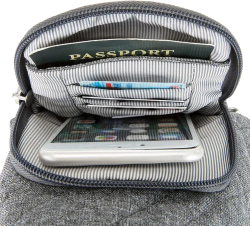 Miniatura 3 de Travelon Bolsa con diseño bohemio para botella de agua, Brezo gris), 43426-51T