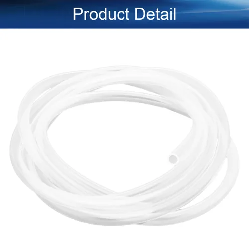 Miniatura 4 de Bettomshin 1 tubo de silicona de 3.3 ft de longitud, 0.118 in ID 0.157 in de diámetro exterior flexible de goma de silicona tubo de manguera de aire
