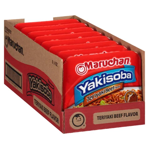 Miniatura 14 de Maruchan Yakisoba Fire sabor a carne picante, 3.99 onzas (paquete de 8)