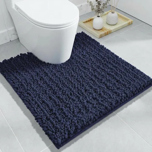 Miniatura 28 de Disolla Alfombra de baño pequeña, antideslizante, lavable, color beige, 17 x 24 pulgadas, súper absorbente, suave, alfombra de baño de felpilla