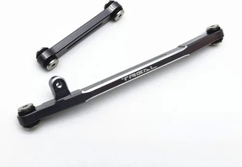 Miniatura 7 de Treal SCX24 Enlaces de dirección Aluminio 7075 Juego de varillaje de dirección para SCX24 Axial Escala 1/24 Actualizaciones (negro)