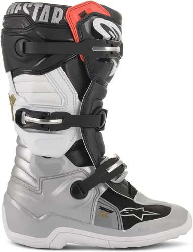Miniatura 2 de Alpinestars Botas Tech 7S Unisex Juveniles Negro/Plata/Blanco/Oro