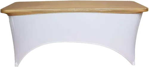 Miniatura 7 de Efavormart - Mantel para banquetes de elastano elástico de 4 pies, color negro
