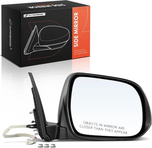 Miniatura 9 de A-Premium Espejo eléctrico para puerta del lado del pasajero, compatible con Toyota Highlander 2008 2009 2010 2011 2012 2013 – Espejo retrovisor