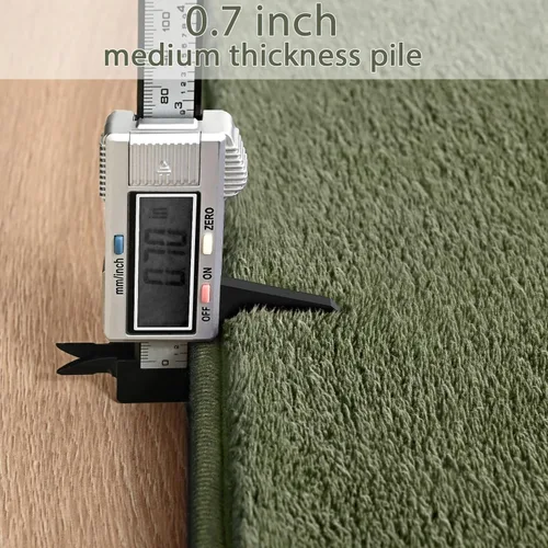 Miniatura 9 de ISEAU Alfombra de pasillo de 2 x 6 pies para pasillo, alfombra de espuma viscoelástica suave con agarre de silicona antideslizante mejorada, lavable