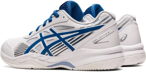 Miniatura 3 de ASICS Gel-Game 8 - Tenis escolares para niños, Blanco