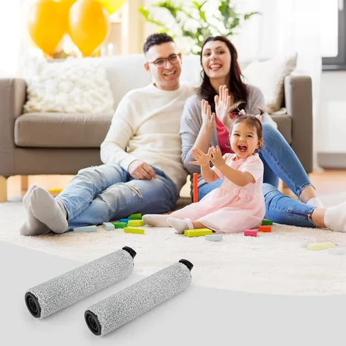 Miniatura 6 de Ifloor3 Cepillo de Rodillo de Repuesto para Aspiradora Inalámbrica Húmeda y Seca Tineco iFloor 3 y Floor One S3, Paquete de 2