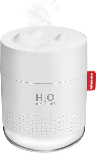 Mini humidificador portátil, capacidad de 500 ml, pequeño humidificador de niebla fría, humidificadores USB personales de escritorio para dormitorio