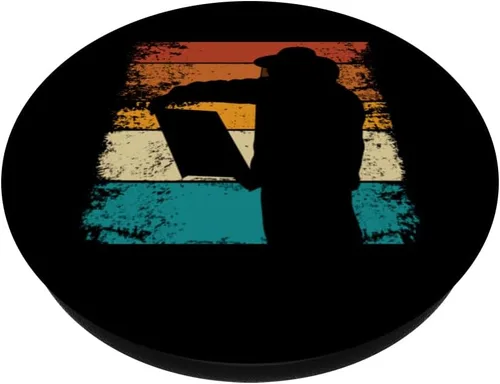 Miniatura 2 de Accesorios para apicultores, guantes de apicultura, abejas retro, PopSockets Standard PopGrip
