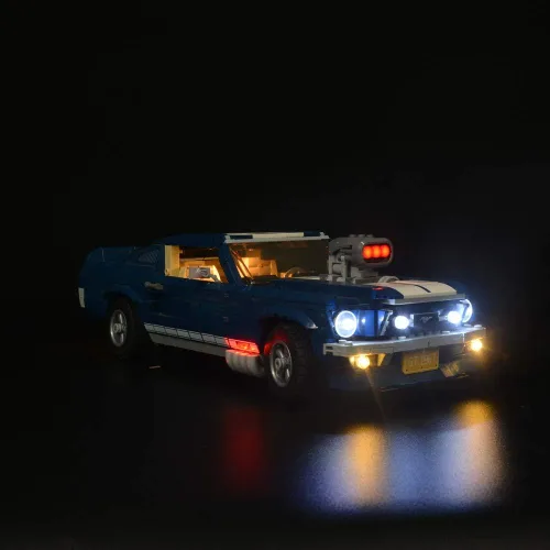 Miniatura 2 de Kyglaring Kit de luces LED compatible con Lego 10265 - Juego de luces para (Creator Ford Mustang) modelo de bloques de construcción