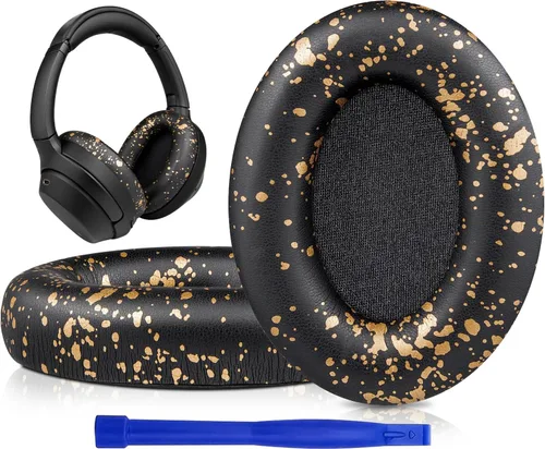 Miniatura 14 de SOULWIT Almohadillas profesionales de repuesto para auriculares Sony WH-1000XM3 (WH1000XM3) supraaurales, almohadillas para los oídos con cuero