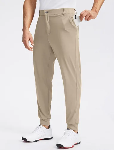 Miniatura 2 de Soothfeel Pantalones deportivos de golf para hombre con 5 bolsillos, pantalones elásticos para correr, viajar, trabajo, para hombre
