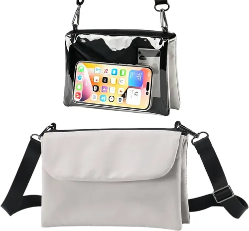 Miniatura 8 de Prime Comfort Funda para teléfono celular con correa cruzada ajustable, cordón para el cuello y correa para la muñeca, soporte para teléfono celular
