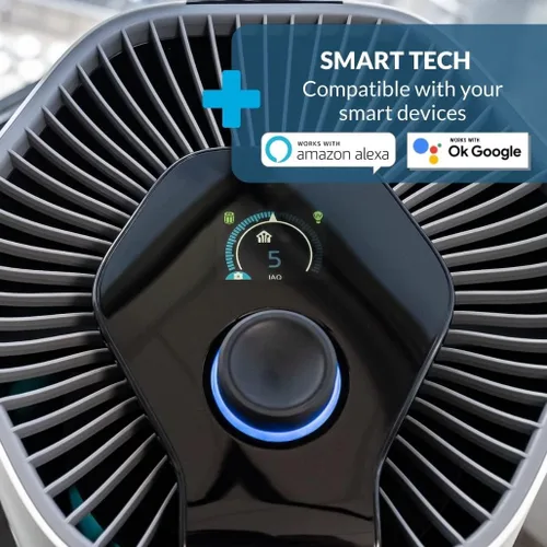 Miniatura 6 de Air Health Skye - Purificador de aire de 5 etapas, cuenta con luz ultravioleta (UVC), H13 True Hepa, carbono, PCO, WiFi inteligente, modo