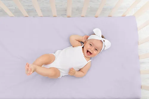 Miniatura 6 de Sweet Jojo Designs Sábanas ajustables para cuna de bebé (morado sólido) para niñas, guardería infantil, habitación de niños pequeños - Tamaño Gris