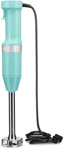 Miniatura 2 de KitchenAid Batidora de mano con cable de velocidad variable con accesorios, Aqua Sky, KHBV83AQ