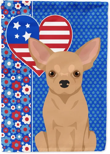 Miniatura 245 de Caroline's Treasures WDK5119GF - Bandera de jardín americana de Airedale Terrier de Estados Unidos, color negro y tostado, bandera decorativa