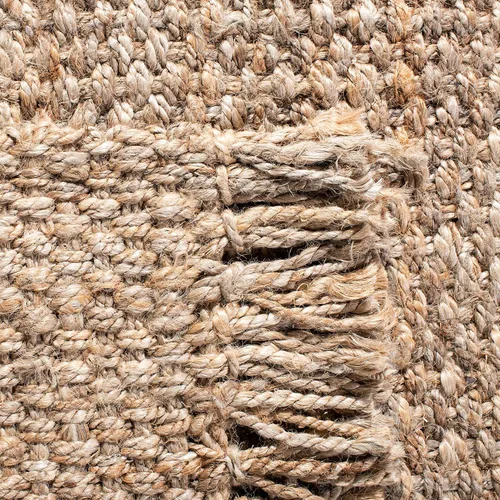 Miniatura 8 de Alfombra de área de yute natural tejido a mano Safavieh NF467A, de la colección de fibra natural (5 ft x 8 ft), Yute, Natural