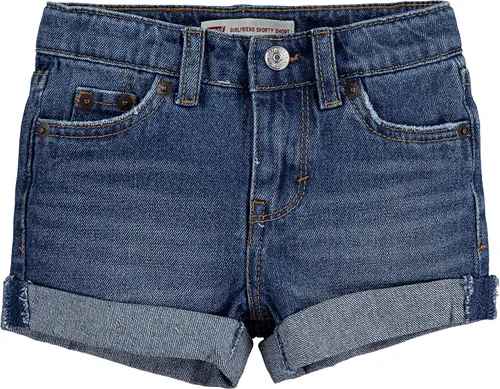 Miniatura 32 de Levi's Kids Girls Girlfriend Fit Short Shorts (Niños grandes)