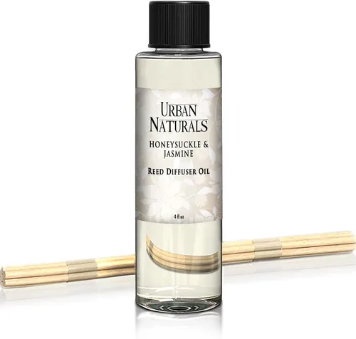 Miniatura 36 de Urban Naturals Recambio de aceite difusor de varillas ámbar y lavanda, lavanda relajante, ámbar cálido, aroma calmante para habitación, 4 onzas +