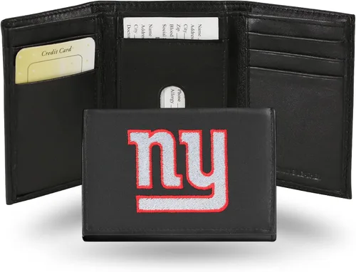 Miniatura 9 de Rico Industries NFL Football Embroidered Tri-fold Wallet