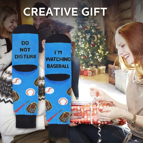Miniatura 153 de AGRIMONY Calcetines divertidos con texto en inglés «Do Not Disturb Gaming» para hombres, mujeres, adolescentes, niños, Pascua, padres, cumpleaños