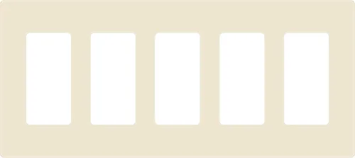 Miniatura 79 de ENERLITES Placas de pared decorativas sin tornillos, cubiertas de tomacorrientes seguras para niños, tamaño de 4 posiciones, 4.68" H x 8.30" L, Negro