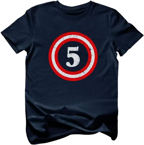 Tstars Capitán 3er cumpleaños camisa niño tercer traje 3 años niño niño regalo fiesta camisas