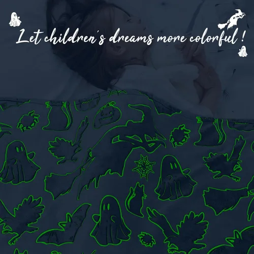 Miniatura 2 de REXEO Manta de forro polar suave para niños, diseño de gato negro, manta de Halloween, 50 x 60 pulgadas Bruja