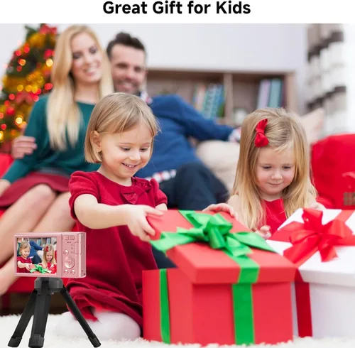 Miniatura 7 de Acuvar Cámara digital 4K de 44 MP con zoom de 16X, pantalla de 2.4 pulgadas, tarjeta micro SD de 32 GB, cámara digital compacta de apuntar
