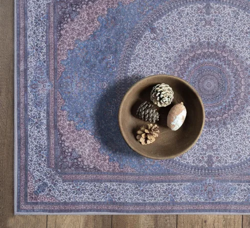 Miniatura 67 de GLN Rugs Traditional Collection - Alfombra de felpilla lavable a máquina, tradicional lavable, antideslizante, alfombra de felpilla de pelo corto