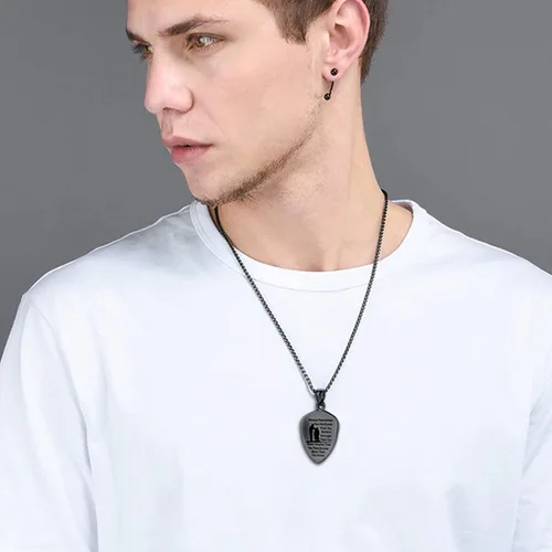 Miniatura 276 de U7 Saint Benedict/Michael Medal Necklace, 316L Stainless Steel Virgin Mary Necklace for Men Women, Bible Verse Protection Necklace Catholic