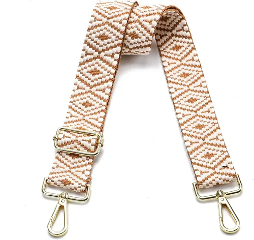 Miniatura 83 de Correa para bolso con herrajes dorados de repuesto, correa para bolso cruzado, correa ancha ajustable para colgar al hombro Oro Hardware-rombic-351