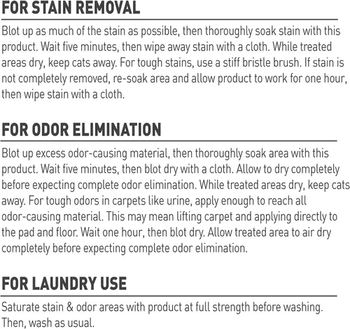 Miniatura 4 de Nature's Miracle Set-In Stain Destroyer Dog 1 galón, fórmula Oxy con aroma a naranja, 128 onzas