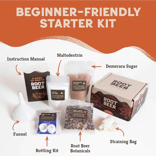 Miniatura 3 de Craft A Brew - DIY Haz Tu Propia Cerveza de Raíz Artesanal - Equipo y Suministros Completos - Kit de Elaboración Casera para Principiantes - 1 Galón