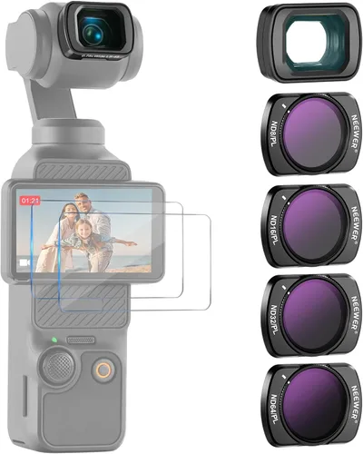 Miniatura 13 de NEEWER Juego de filtros ND compatibles con DJI Osmo Pocket 3 Creator Combo Accesorios, lente gran angular + ND2-32 variable + CPL + filtro
