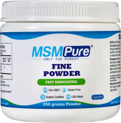 Miniatura 16 de KALA HEALTH MSMPure - Cristales en polvo de MSM finos con sabor a ponche de frutas de disolución rápida, MSM hechos en Estados Unidos para la salud