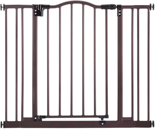 Miniatura 7 de MYPET Extensión de puerta de arco Windsor: extensión de puerta para mascotas de 13.5 pulgadas; añade hasta 3 extensores, bronce mate