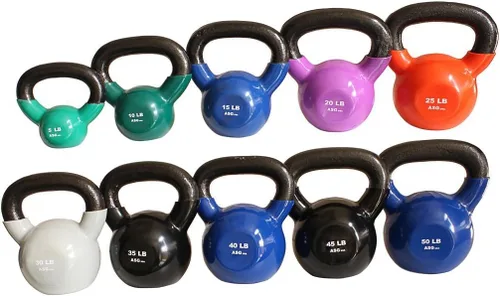 Miniatura 2 de Ader - Pesa rusa de vinilo 5, 8, 10, 12, 15, 18, 20, 25, 30, 35, 40, 45,50 libras