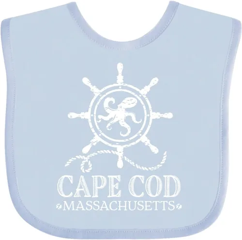 Miniatura 19 de inktastic Cape Cod Massachusetts - Babero náutico para bebé