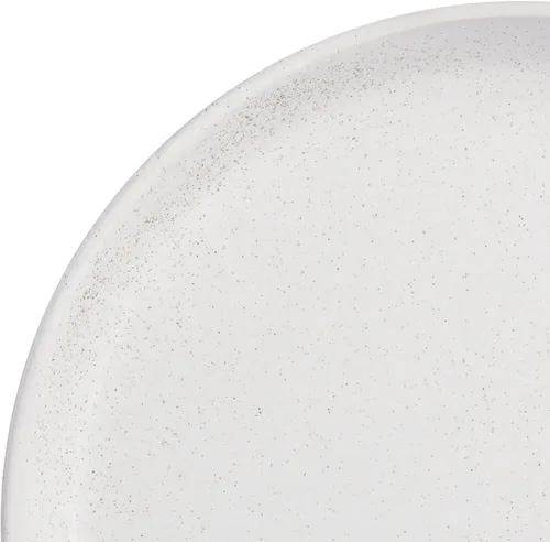 Miniatura 4 de Gibson Soho Lounge Sofia Coupe - Juego de vajilla de cerámica, servicio para 4 personas (12 unidades), color blanco con motas